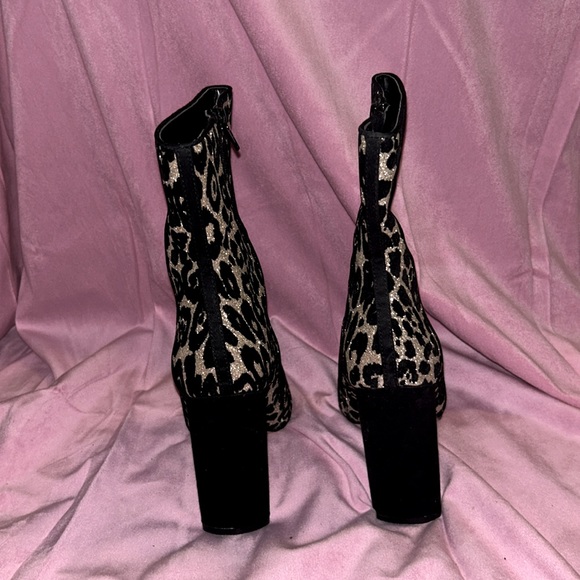 ALDO Boots sparkly leopard print - Picture 5 of 9